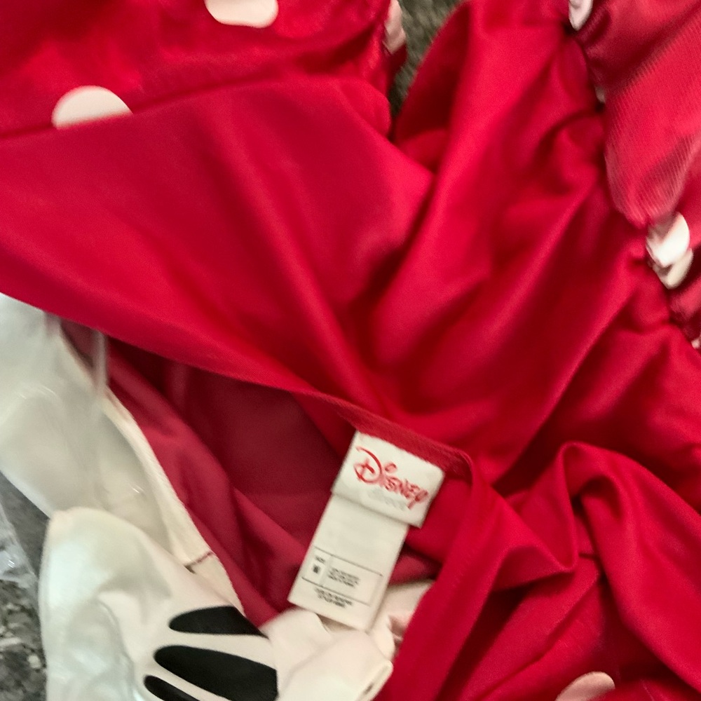 Disney Red mini Mouse Dress M